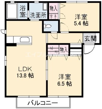 間取図 エーデルハオス　E棟