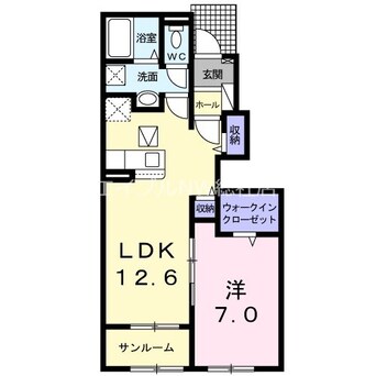 間取図 オハナⅢ