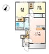 リアン　ジュナス 2LDKの間取り