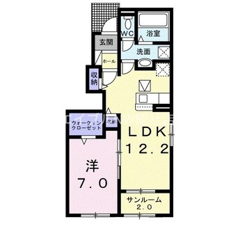 間取図 チアフルＢ