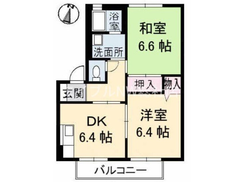 間取図 シエル・エトワール　B棟