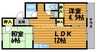 グリーンハイツ神田　A棟 2LDKの間取り