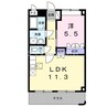 エクレセンス 1LDKの間取り