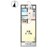 アムールパレスⅡ 1Kの間取り
