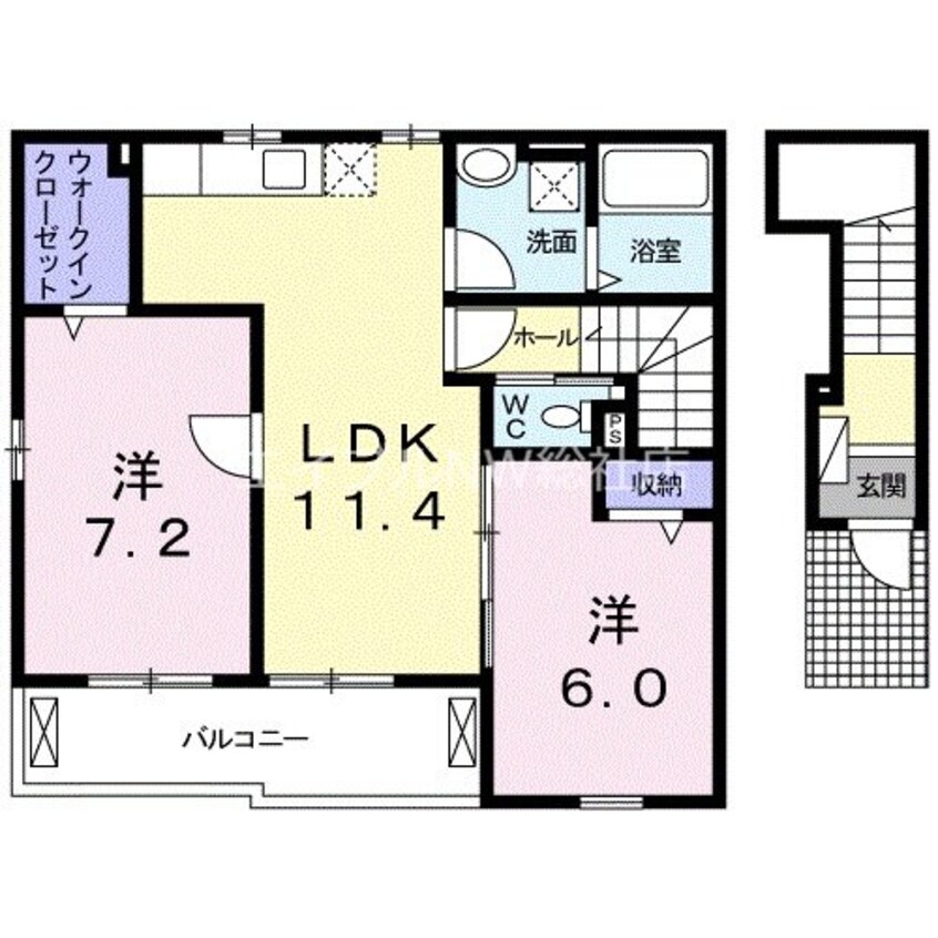 間取図 マーベラス・フラン