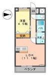 グラン・エスカラード 1LDKの間取り
