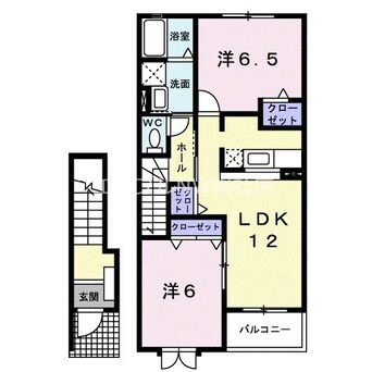 間取図 サン　グレイスＤ