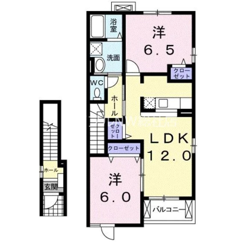 間取図 ベルパストラーレ