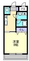 ハアラン一ノ宮 1Kの間取り