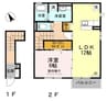 ポレール　オリオン 1LDKの間取り