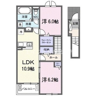 間取図 ラヴィベールアイ　Ⅱ