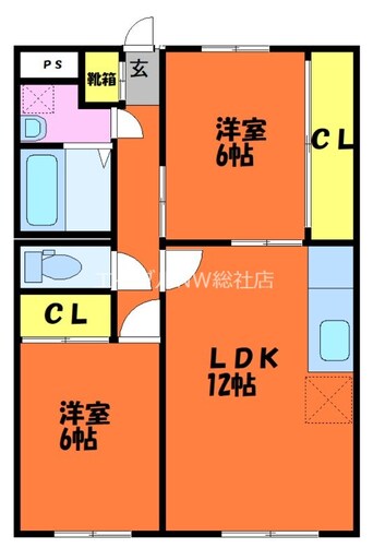 間取図 アムールパレス