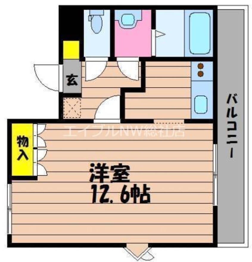 間取図 プロニティ野口