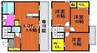 グリーンコーポ板谷Ｄ棟 3LDKの間取り
