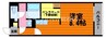 ミランダサニーコート総社 1Rの間取り