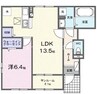 リジョイス井尻野Ａ 1LDKの間取り