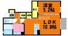 ソレイユ 1LDKの間取り