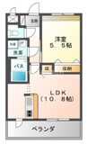 ヴァーティカル　シナモン 1LDKの間取り