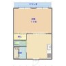 OWL 1DKの間取り