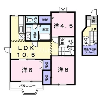 間取図 ソレア－ド