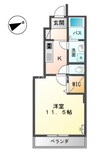 アント・クラント 1Kの間取り