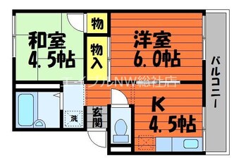 間取図 プレジール板谷