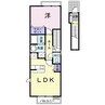 ルミネ高須Ａ 1LDKの間取り