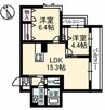 グランブーケ　Ａ 2LDKの間取り
