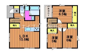 間取図 アルモニー乙島　B棟