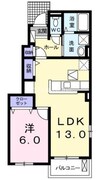 ビレッジ　大平 1LDKの間取り