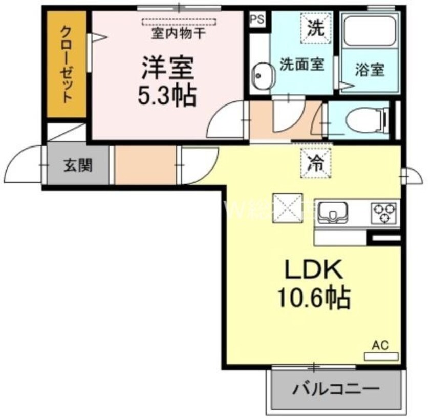 間取図 レガーロⅢ