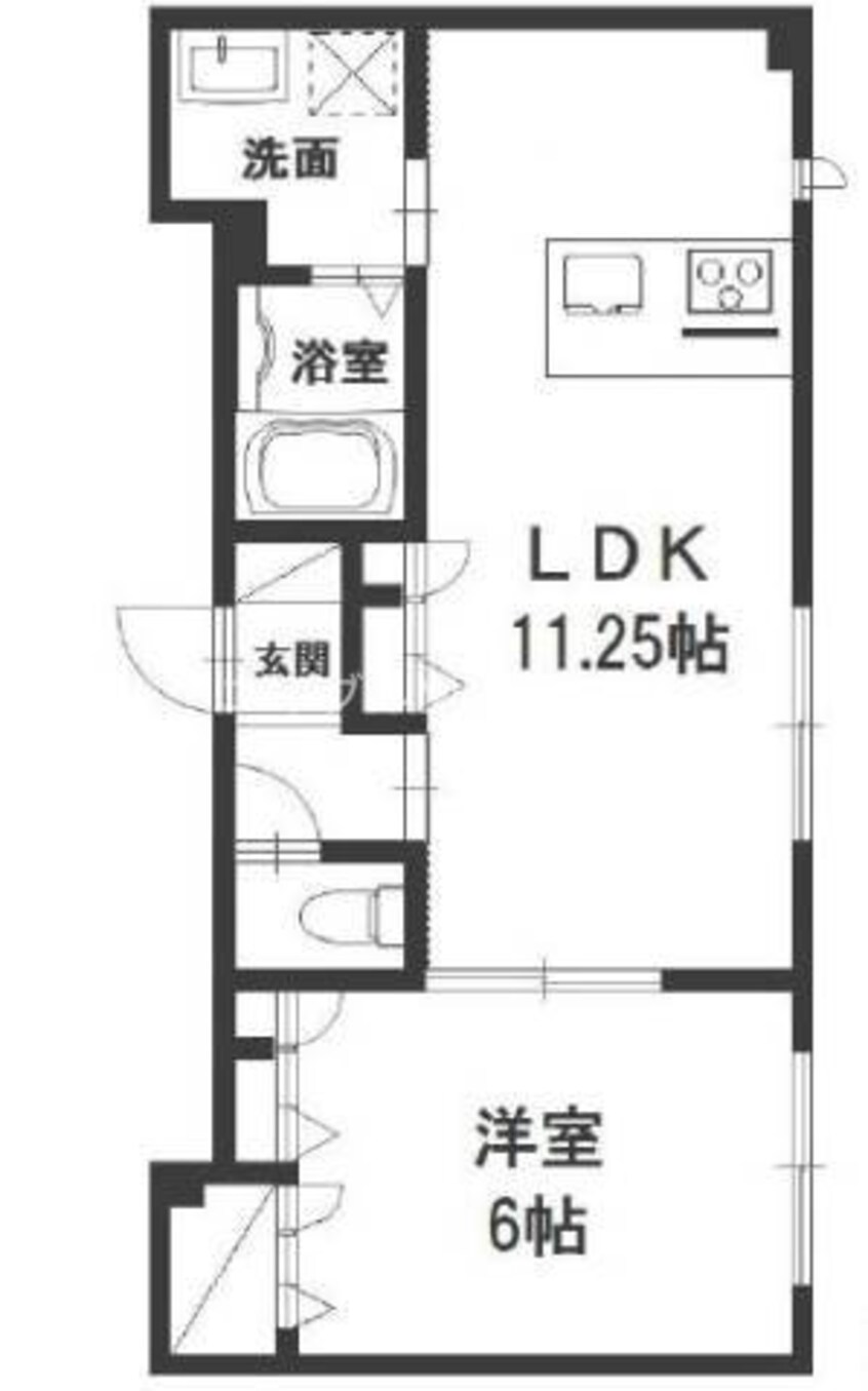 間取図 セレッソ浜町Ｃ