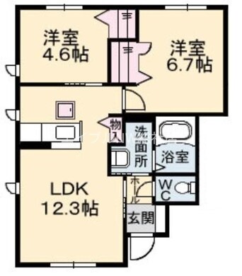 間取図 パフィオＡ棟