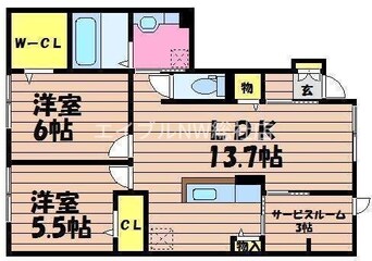 間取図 フォーチューン真壁　C棟