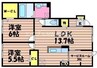 フォーチューン真壁　C棟 3LDKの間取り
