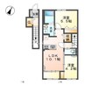 スターテラスⅡ総社駅南　（仮 2LDKの間取り