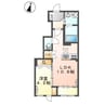 スターテラスⅡ総社駅南　（仮 1LDKの間取り