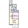 アスカ　Ｂ 1LDKの間取り