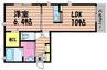 エクラシエ　 1LDKの間取り