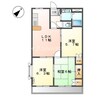 エランドールⅡ 3LDKの間取り