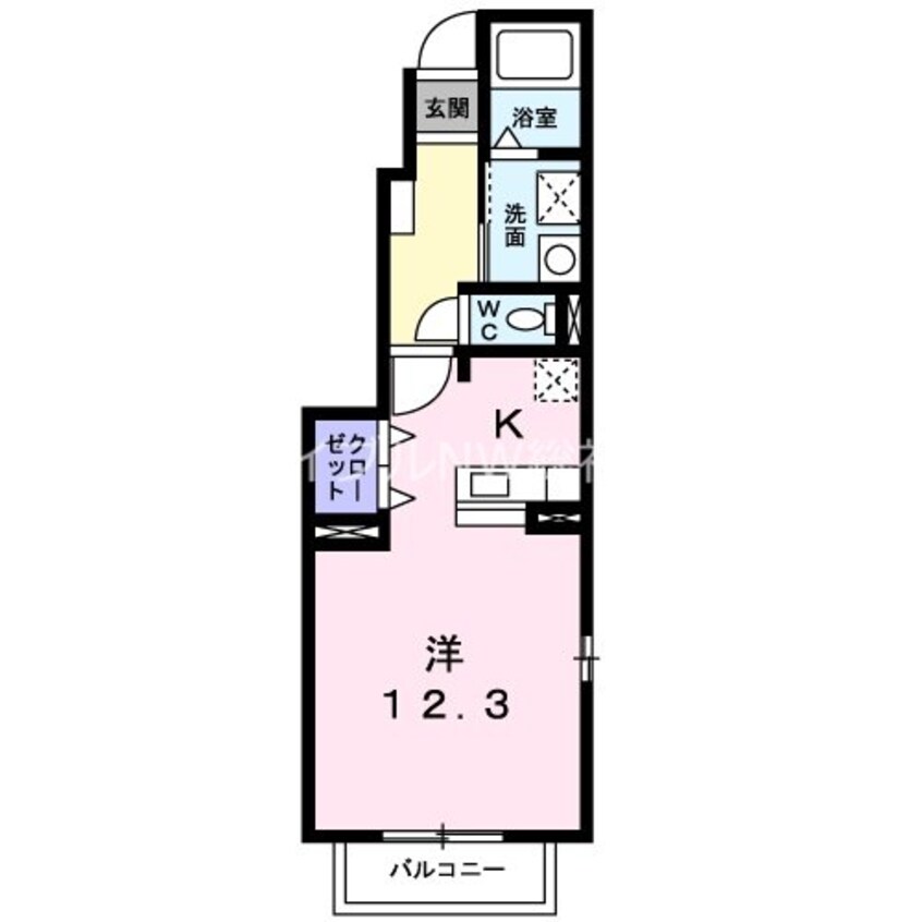 間取図 パークサイド・０７