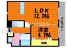 Antica bella casa (アンティカベラカーサ) 1LDKの間取り
