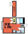フルールSTT 1Kの間取り