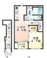 花美月 1LDKの間取り