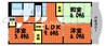 パスィフィーク 3LDKの間取り