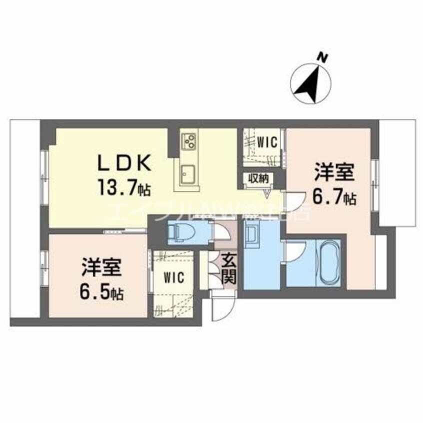 間取図 ル・フレーズ（ＢＥＬＳ認証・ＺＥＨ）