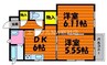 141-AKEBONO 2DKの間取り