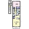 ブリーゼ 1LDKの間取り