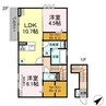Le Clair 2LDKの間取り