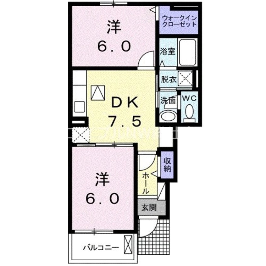 間取図 サンフラワーＢ